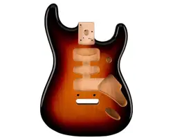 FENDER DELUXE SERIES STRATOCASTER HSH ALDER BODY - 3 COLOR SUNBURST
