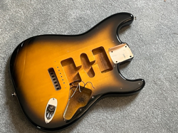 FENDER JV MODIFIED 50S STRATOCASTER GUITAR BODY SUNBURST JAPAN MIJ 3 LB 5 OZ