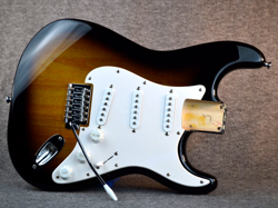 2021 FENDER SQUIER STRATOCASTER GUITAR BODY BURST COLOR LOADED CLEAN INDONESIA