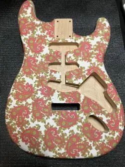 UNFINISHED STRATOCASTER PAISLEY BODY - ALDER - SSS ROUTING “FITS@FENDER SPECS”