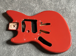 FENDER COBAIN JAGSTANG GUITAR BODY RED LEFTY LEFTHANDED