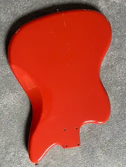 FENDER NOVENTA JAZZMASTER GUITAR BODY FIESTA RED