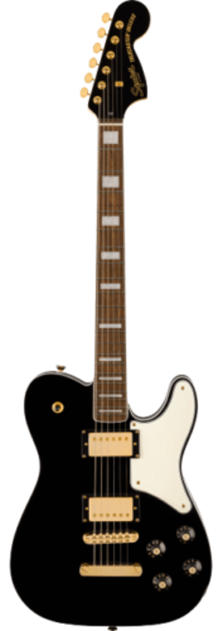 FENDER SQUIERLIMITED EDITION PARANORMAL TROUBLEMAKER TELECASTER DELUXE,  BLACK