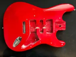 TORINO RED ALDER ELECTRIC GUITAR BODY JACK PLATE FITS FENDER CUSTOM STRAT