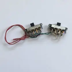 2 VINTAGE UNDERWRITERS LABORATORIES FENDER WIRING SLIDER SWITCHES MUSTANG RELIC