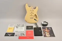 VINTAGE FENDER CUSTOM SHOP 1954 '54 REISSUE STRATOCASTER OLYMPIC WHITE ~RELIC~