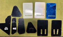 ELECTRIC GUITAR BACK PLATE LUTHIER LOT FENDER EPIPHONE GIBSON IBANEZ JACKSON