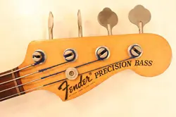 FENDER 1971 PRECISION BASS ORIGINAL FRETLESS