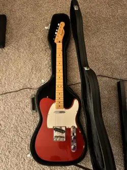 2005 FENDER STANDARD TELECASTER RED SPARKLE