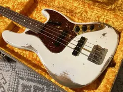 FENDER CUSTOM SHOP 1961 JAZZ BASS / AGED OLYMPIC WHITE HEAVY RELIC