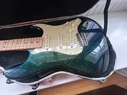 FENDER FSR LIMITED EDITION STRATOCASTER ELECTRIC GUITAR- GREEN GALAXY