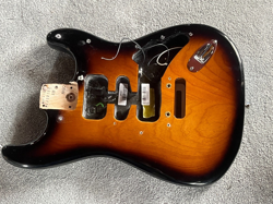 FENDER AMERICAN PROFESSIONAL II STRATOCASTER GUITAR BODY SUNBURST