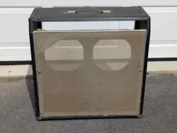 VINTAGE 1968 FENDER SUPER REVERB TUBE AMP DRIP EDGE SPEAKER CABINET EMPTY