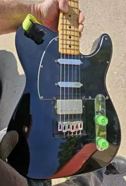 USED FENDER MEXICO TELECASTER BLACK