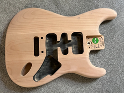 FENDER AMERICAN PROFESSIONAL II STRATOCASTER GUITAR BODY UNFINISHED 3 LB 10 OZ