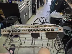 FENDER SILVER FACE TWIN REVERB CHASIS TUBES AND TUBE SHIELDS