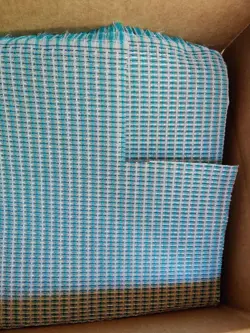 TURQUOISE SILVER FENDER GRILL CLOTH 72