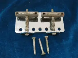 VINTAGE EARLY 1970'S FENDER TELECASTER BASS BRIDGE