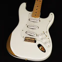NEW FENDER / KEN STRATOCASTER EXPERIMENT #1 MAPLE ORIGINAL WHITE S/N:JD24017600