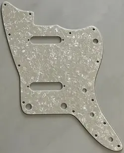 FOR FENDER US JAZZMASTER WITH STRAT PICKUPS GUITAR PICKGUARD IVORY WHITE PEARL