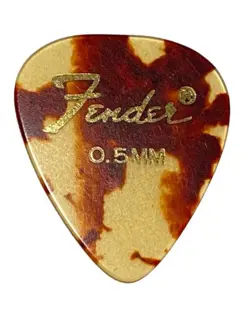VINTAGE FENDER GUITAR PICK- 351 TORT-0.5MM UNUSED- RARE VERSION