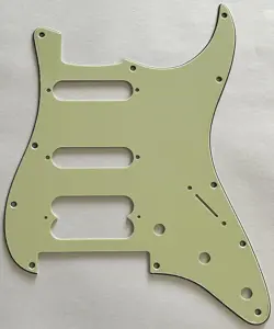 GUITAR PICKGUARD FOR FENDER PLAYER STRATOCASTER FLOYD ROSE HSS STYLE GREEN