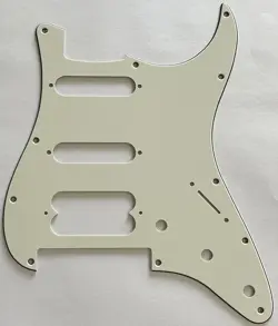 GUITAR PICKGUARD FOR FENDER PLAYER STRATOCASTER FLOYD ROSE HSS STYLE PARCHMENT