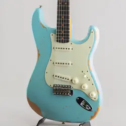 FENDER CUSTOM SHOP 1964 L-SERIES STRATOCASTER HEAVY RELIC AGED DAPHNE BLUE 2023