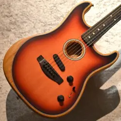 FENDER AMERICAN ACOUSTASONIC STRATOCASTER EBONY