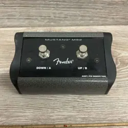 FENDER MUSTANG MS2 2 BUTTON PEDAL AMP FOOTSWITCH - FREE SHIPPING!