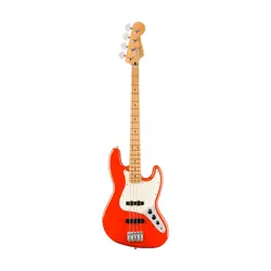 [PREORDER] FENDER PLAYER II JAZZ BASS GUITAR, MAPLE FB, CORAL RED
