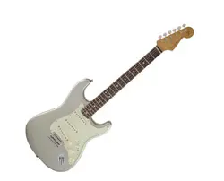 USED FENDER ROBERT CRAY SIGNATURE STRATOCASTER - INCA SILVER W/ ROSEWOOD FB
