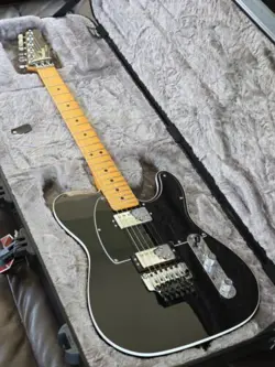 FENDER AMERICAN ULTRA LUXE TELECASTER FLOYD ROSE HH ELECTRIC GUITAR, DELUXE MHSC