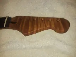 MUSIKRAFT FENDER LIC. STRATOCASTER NECK MODERN TRUSS FLAME ROASTED 22 FRET