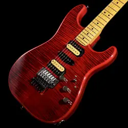 FENDER MICHIYA HARUHATA STRATOCASTER MAPLE FINGERBOARD TRANS PINK S/N:JD23010181