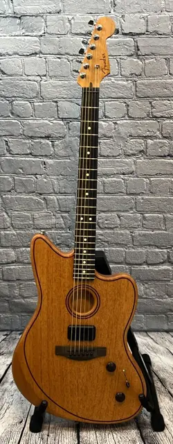 FENDER ACOUSTASONIC JAZZMASTER ALL MAHAGONY-NATURAL