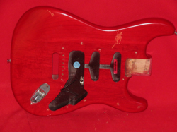 FENDER 2003 USA TRANSPARENT RED AMERICAN HIGHWAY 1 STRATOCASTER BODY ONE