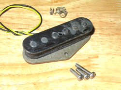 FENDER 1973 GREY BOTTOM SINGLE COIL TELECASTER BRIDGE PICKUP