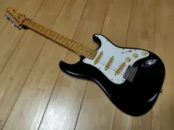 ELECTRIC GUITAR FENDER ST314-55 STRATOCASTER BLACK MADE IN JAPAN WITH SOFT CASE
