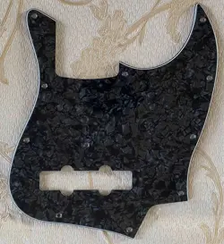 PICK FOR FENDER JAPAN JAZZ BASS STYLE GUITAR PICKGUARD,4 PLY BLACK PEARL