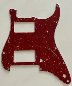 FOR FENDER STRAT FLOYD ROSE TREMOLO HH STYLE GUITAR PICKGUARD 4-PLY RED TORTOISE