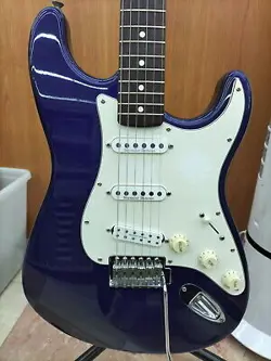 FENDER MEXICO STANDARD STRATOCASTER USED 1998 ALDER BODY ROSEWOOD FINGERBOARD