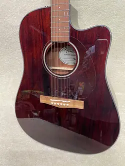 FENDER CD-140SCE ALL MAHOGANY DREADNOUGHT CUTAWAY ACOUSTIC ELECTRIC GUITAR MINT!