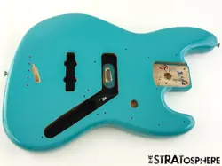 FENDER PLAYER II JAZZ BASS BODY GUITAR PARTS ALDER, MODERN AQUATONE BLUE