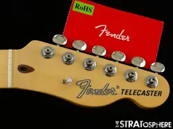 FENDER AMERICAN PERFORMER TIMBER TELECASTER NECK   TUNERS, TELE MODERN 