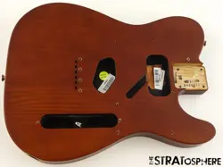 FENDER AMERICAN PERFORMER TIMBER TELECASTER TELE BODY USA SASSAFRAS SATIN MOCHA