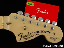 USA FENDER YNGWIE MALMSTEEN STRATOCASTER NECK   TUNERS STRAT SCALLOPED MAPLE