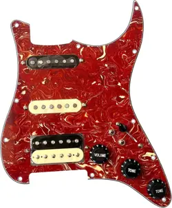 PREWIRED LOADED GUITAR PICKGUARD WITH SSH ALNICO 5 PICKUPS FOR FENDER ST GUITAR