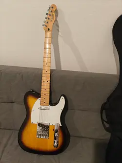 2004 FENDER STANDARD TELECASTER MIM SUNBURST ELECTRIC GUITAR