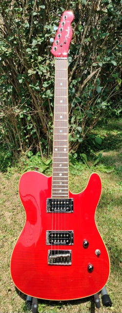 2006 FENDER CUSTOM DELUXE FMT HH TELECASTER SET NECK GUITAR KOREA VG CONDITION